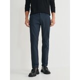 Reserved - Chino slim fit hlače - mornarsko plava | shoptok.hr