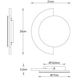 Globo 78393-12 - LED zidna svetiljka ROJAS LED/12W/230V 3000K | Eponuda.com