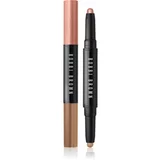 Bobbi Brown Long-Wear Cream Shadow Stick Duo sjenilo za oči u olovci duo nijansa Pink Copper / Cashew 1,6 g