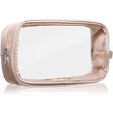 Notino Travel Collection Cosmetic bag prozorna kozmetična torbica L Beige 1 kos | Shoptok.si