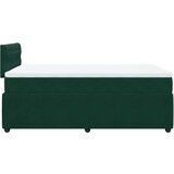  Krevet box spring s madracem tamnozeleni 120x190 cm baršunasti | shoptok.hr
