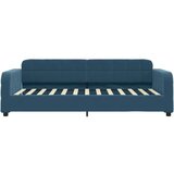  Dnevni krevet plavi 90 x 200 cm baršunasti | shoptok.hr