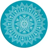 Mandala modro-beli papirnati krožniki, set 8 kosov, 23 cm