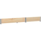  Vrtni sadilica bijeli 120 x 80 cm od masivne borovine | shoptok.hr