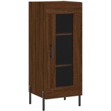  Komoda boja smeđeg hrasta 34,5 x 34 x 90 cm konstruirano drvo | shoptok.hr