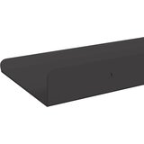  Lebdeća polica Zidne 2 pcs Crna 80 x 9 x 2,5 cm Čelik | shoptok.hr