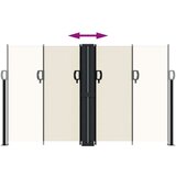  Bočna tenda na uvlačenje krem 140 x 1200 cm | shoptok.hr