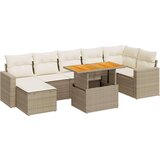  8-dijelni set vrtnih sofa od poliratana s jastucima bež | shoptok.hr
