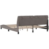 Okvir kreveta s LED-om bez madraca Taupe 180x200 cm tkanina | shoptok.hr