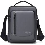 IZMAEL Moška Crossbody Torbica WEIXIER LO-35543 - Siva | Shoptok.si