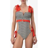 ZOLIE COLLECTION Ženski jednodelni kupaći kostim Maya crno-beli Cene