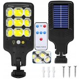  Solarna aku. 63 LED COB cestna svetilka s sezorjem gibanja in mraka + daljinec u