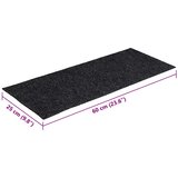  Prostirke za stepenice samoljepljive 30 kom 60x25 cm tamnosive pravokutne | shoptok.hr