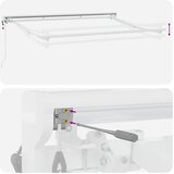  Okvir tende Žuta i bijela 300 x 200 cm Poliester s PU premazom | shoptok.hr