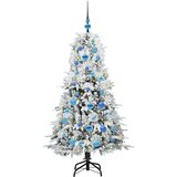 vidaXL Umetno Zložljivo Božično Drevo Zelena 150 cm PE in PVC | Shoptok.si