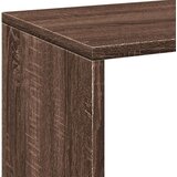 vidaXL Pregrada / regal za knjige boja hrasta 69,5x29x69,5 cm drveni | shoptok.hr