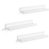  Set od 3 zidne police SHELFY, bele | Eponuda.com