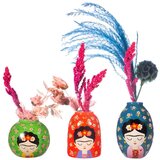 Sass & Belle Keramične vaze v kompletu 3 ks (višina 8 cm) Floral Frida – | Shoptok.si