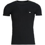 Emporio Armani Majice s kratkimi rokavi ICONIC LOGOBAND Črna | Shoptok.si