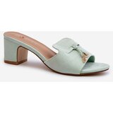 PS1 Women's Sandals In Mint Eco Suede On Heel Jemenna | Eponuda.ba