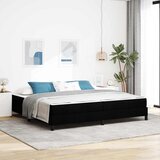  s opruga kutije Crna 200 x 200 cm tkanina | shoptok.hr