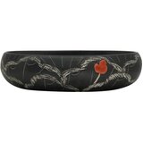 Nadgradni umivaonik crni ovalni 59x40x15 cm keramički | shoptok.hr