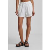 Urban Classics Women&#039;s Seersucker Shorts - White cene