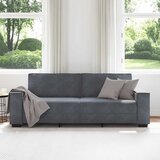  Trosjed Sofa Tamno siva 220x78x84 cm Baršun | Shoptok.si