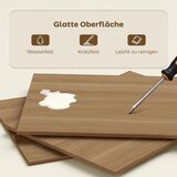  Sklopivi stol kuhinjski stol s 4 police računalni stol radni stol stol za laptop 105 x 60 x 127 cm prirodno drvo | shoptok.hr