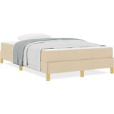 Box spring krevet Krema i smeđa 120 x 190 cm | shoptok.hr