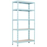 REGALUX Metalni regal za teški teret (D x Š x V: 40 x 90 x 180 cm, Nosivost: 175 kg/polica, Broj polica: 5 Kom., Uticanje) | shoptok.hr