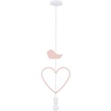 Candellux luster/visilica-heart b viseća lampa 1X20W E27 iq kids roze | Eponuda.com