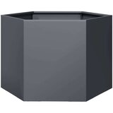 vidaXL Vrtna sadilica antracit šesterokutna 69x60x45 cm čelična | shoptok.hr