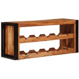  Stalak za vino Smeđa 100 x 45 x 33 cm Čvrsto drvo akacije | shoptok.hr