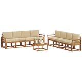  Set vanjskih sofa 9 kom. Prirodna i bež | shoptok.hr