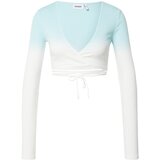Weekday Pulover svetlo modra / bela | Shoptok.si