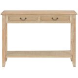 vidaXL Konzolna mizica 110x35x80 cm les | Shoptok.si