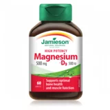Jamieson Magnezij 500 mg + D3 500 i.e., tablete