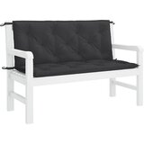  Jastuk za vrtnu klupu crni 120 x (50+50) x 7 cm tkanina Oxford | shoptok.hr