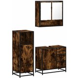 vidaXL 3-dijelni set kupaonskog namještaja boja hrasta drveni | shoptok.hr