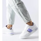 Gemre White sports shoes with a purple accent Marei | Shoptok.si