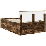  Okvir za krevet s uzglavljem Dimljeni hrast 120 x 190 cm - Dimljeni hrast 120 x 190 cm | shoptok.hr