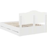  Krevetna konstrukcija Bijela 140 x 190 cm Inženjersko Drvo | shoptok.hr