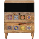  Noćni ormar Prirodna 50 x 33 x 62 cm Čvrsto drvo manga | shoptok.hr