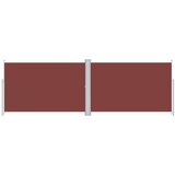 vidaXL Uvlačiva bočna tenda smeđa 220 x 600 cm | shoptok.hr