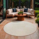 Lesnina XXXL PREPROGA ZA ZUNANJO UPORABO Berlin 200 cm tkano krem barve | Shoptok.si