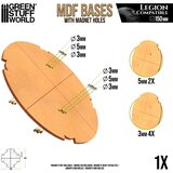 Green Stuff World MDF Round Base 150mm - Pack x1 LEGION (3mm) | Postolje za Minijature 150mm | Eponuda.com