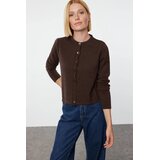 TRENDYOLMILLA ženska jakna Look Knitwear Cardigan Twoaw25Hi00049, smeđa | Eponuda.com