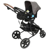 Puerri kolica za bebe 3u1 Baby Move Grey, 0m+ | ePonuda.com