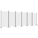 Maison Chic Paravan - Sobne pregrade 6-delni bel 520x180 cm blago, (22111930) | Shoptok.si